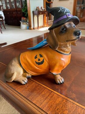 Dachshund Halloween figurine from Humane World for Animals